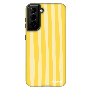 Obal pro Samsung Galaxy S21 5G G991B - Lines lemon