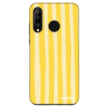 Obal pro Huawei P30 Lite - Lines lemon