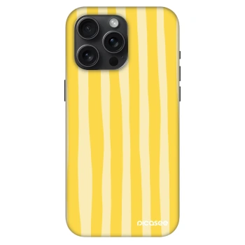 Obal pro Apple iPhone 15 Pro Max - Lines lemon