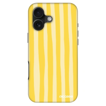 Obal pro Apple iPhone 16 - Lines lemon