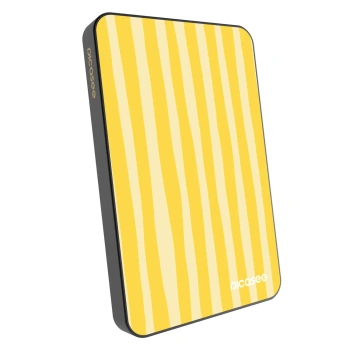 Powerbanka s MagSafe 5 000 mAh Šedá - Lines lemon