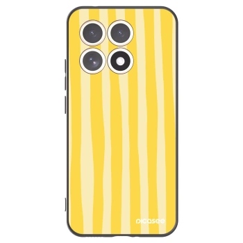 Picasee silikonový černý obal pro Xiaomi 15T - Lines lemon