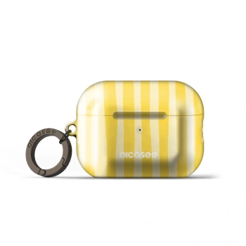 Obal pro Apple AirPods Pro 2 - Lines lemon