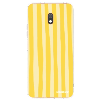 Obal pro Xiaomi Redmi 8A - Lines lemon