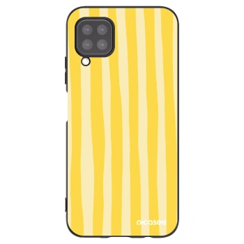 Picasee silikonový černý obal pro Huawei P40 Lite - Lines lemon