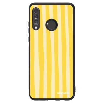 Picasee ULTIMATE CASE pro Huawei P30 Lite - Lines lemon
