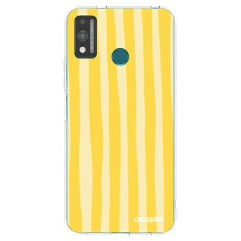 Obal pro Honor 9X Lite - Lines lemon