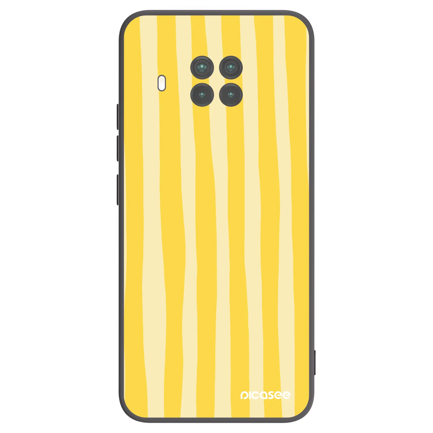 Picasee silikonový černý obal pro Xiaomi Mi 10T Lite - Lines lemon