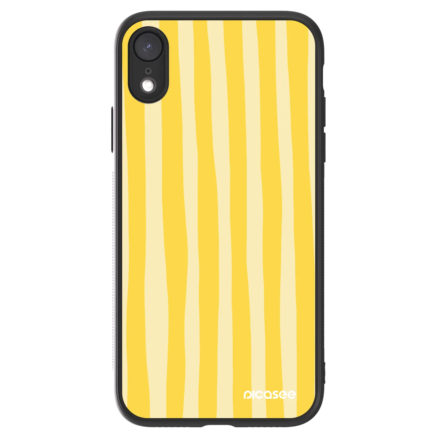 Picasee ULTIMATE CASE pro Apple iPhone XR - Lines lemon