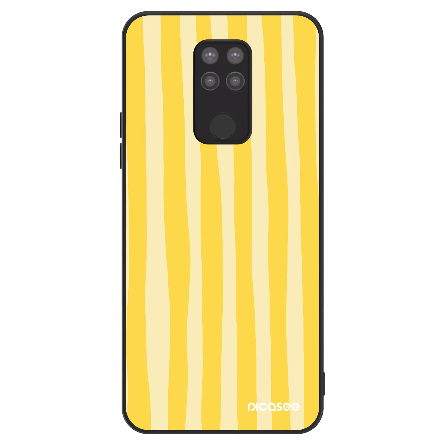 Picasee ULTIMATE CASE pro Xiaomi Redmi Note 9 - Lines lemon