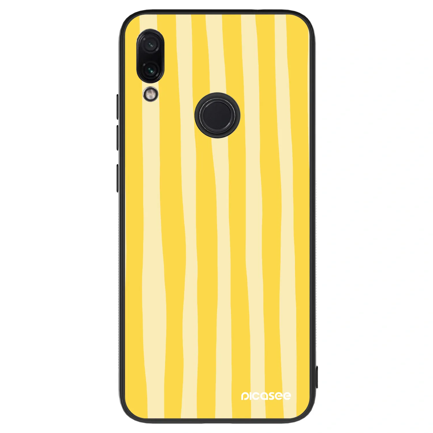 Picasee ULTIMATE CASE pro Xiaomi Redmi Note 7 - Lines lemon