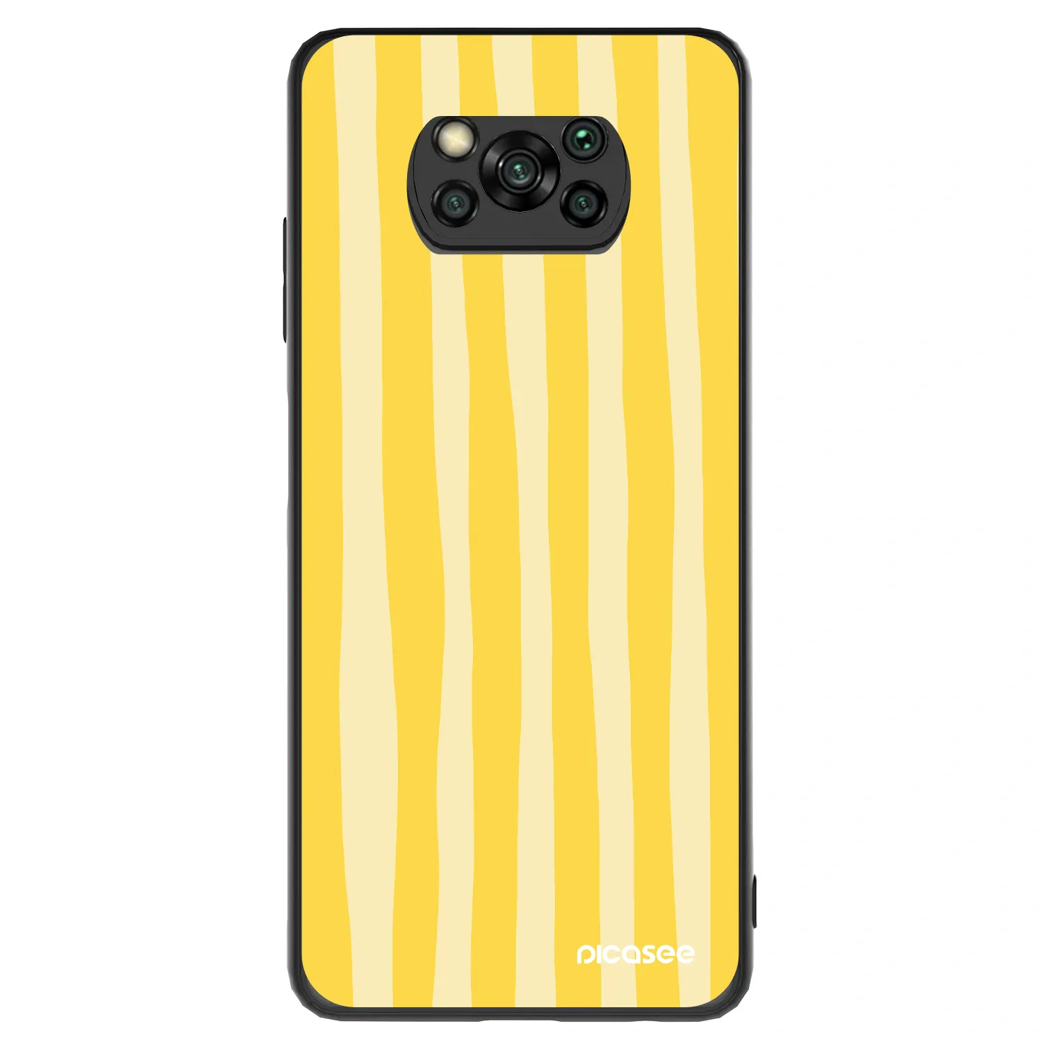 Picasee ULTIMATE CASE pro Xiaomi Poco X3 - Lines lemon