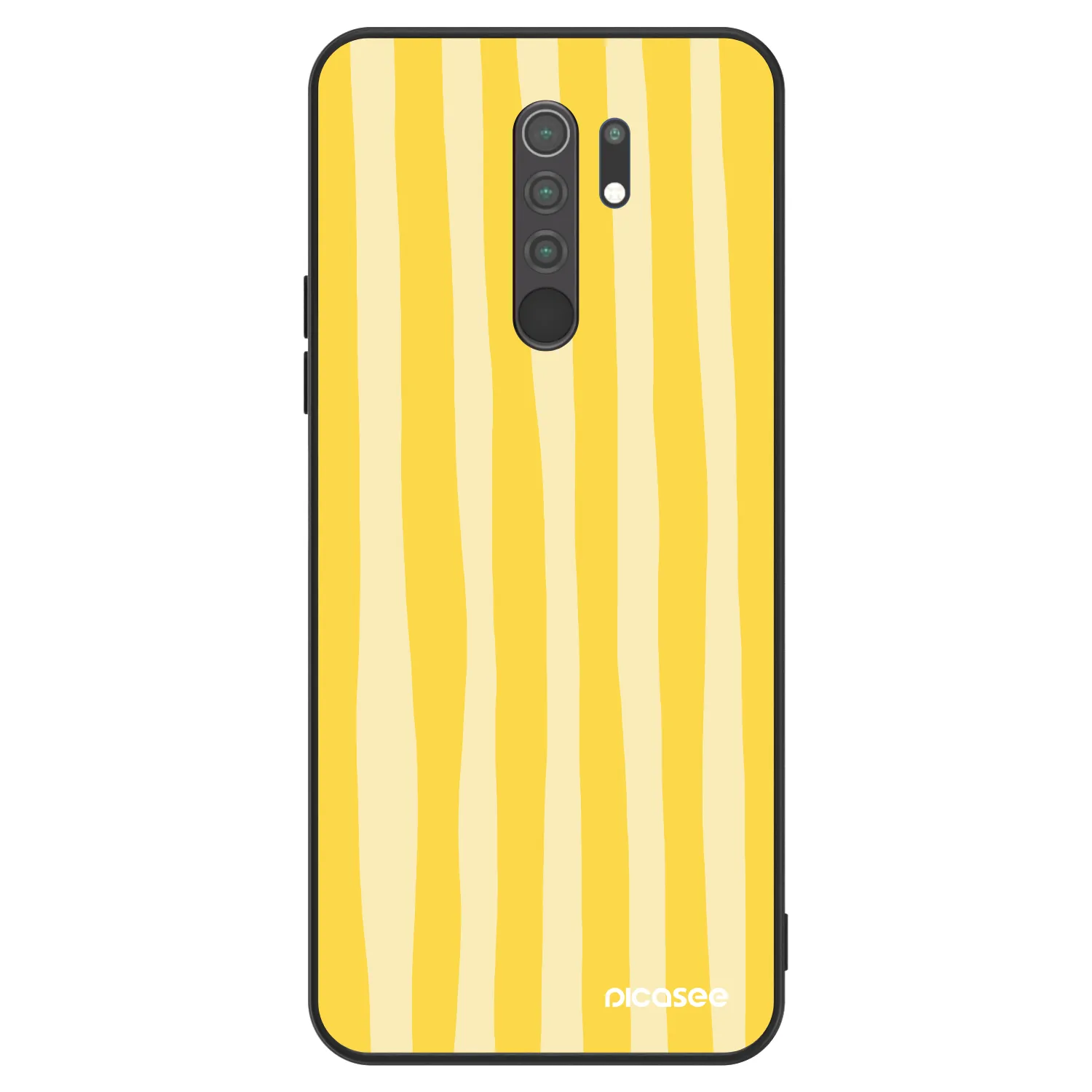 Picasee ULTIMATE CASE pro Xiaomi Redmi 9 - Lines lemon