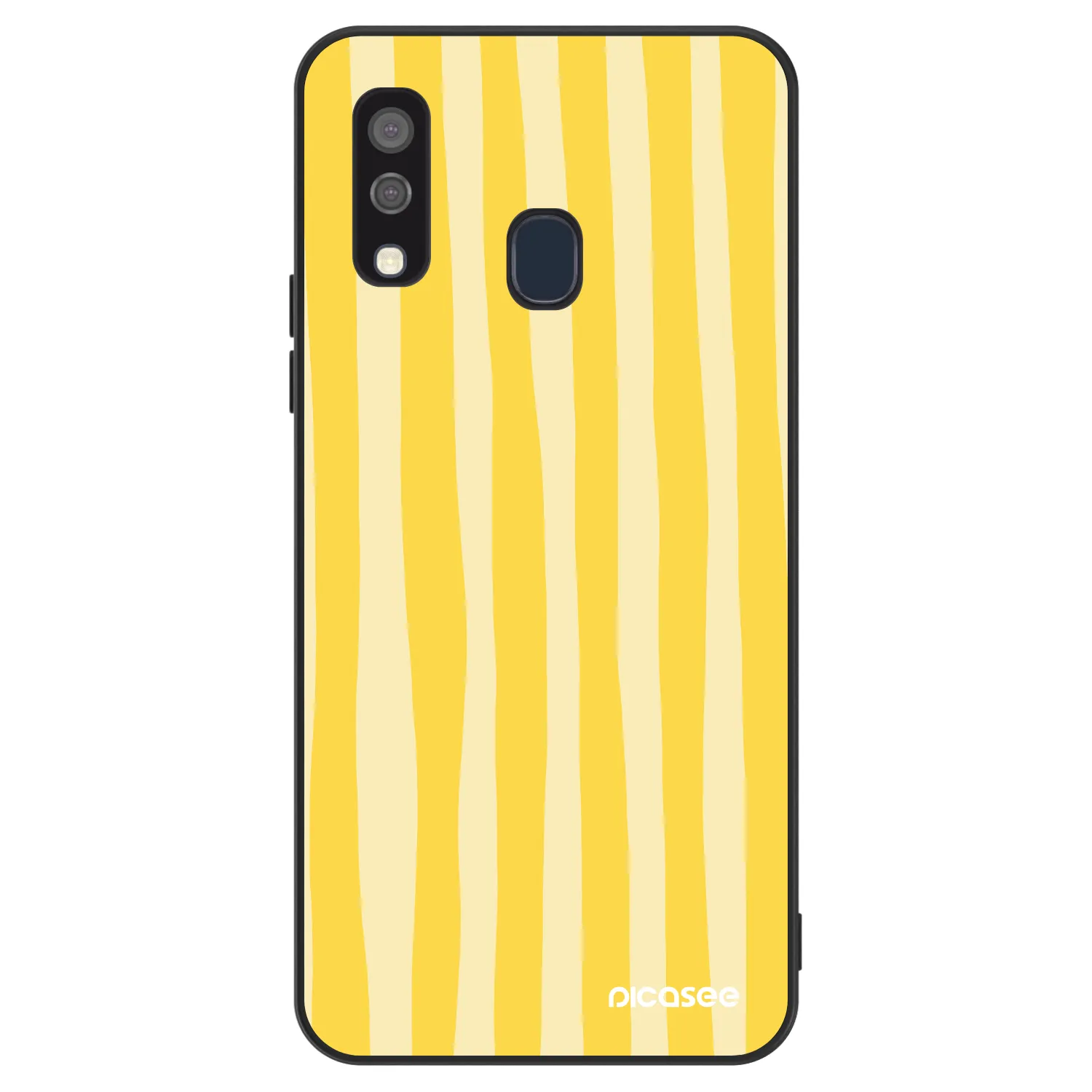Picasee ULTIMATE CASE pro Samsung Galaxy A40 A405F - Lines lemon