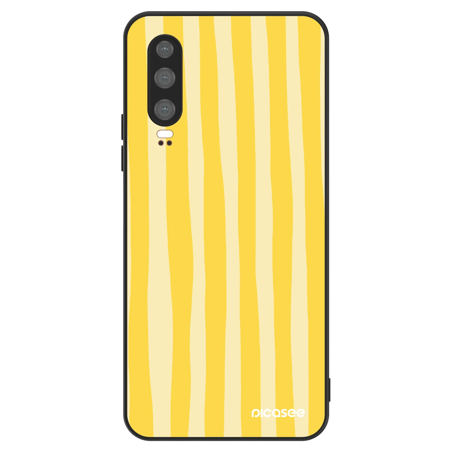 Picasee ULTIMATE CASE pro Huawei P30 - Lines lemon