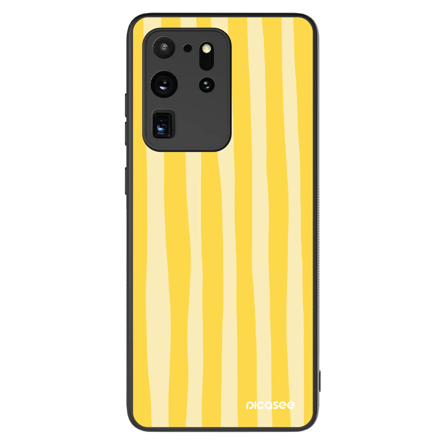 Picasee ULTIMATE CASE pro Samsung Galaxy S20 Ultra 5G G988F - Lines lemon