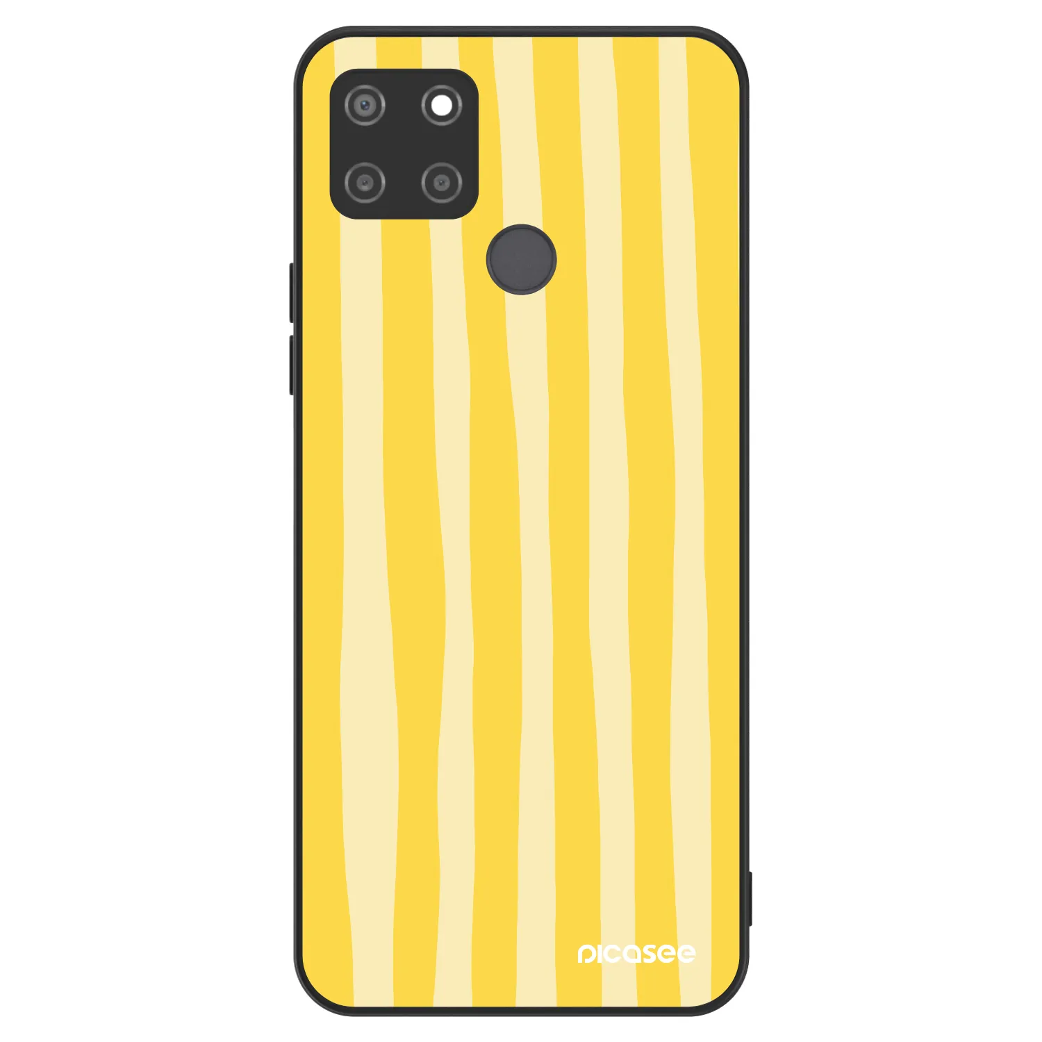 Picasee ULTIMATE CASE pro Realme C21Y - Lines lemon