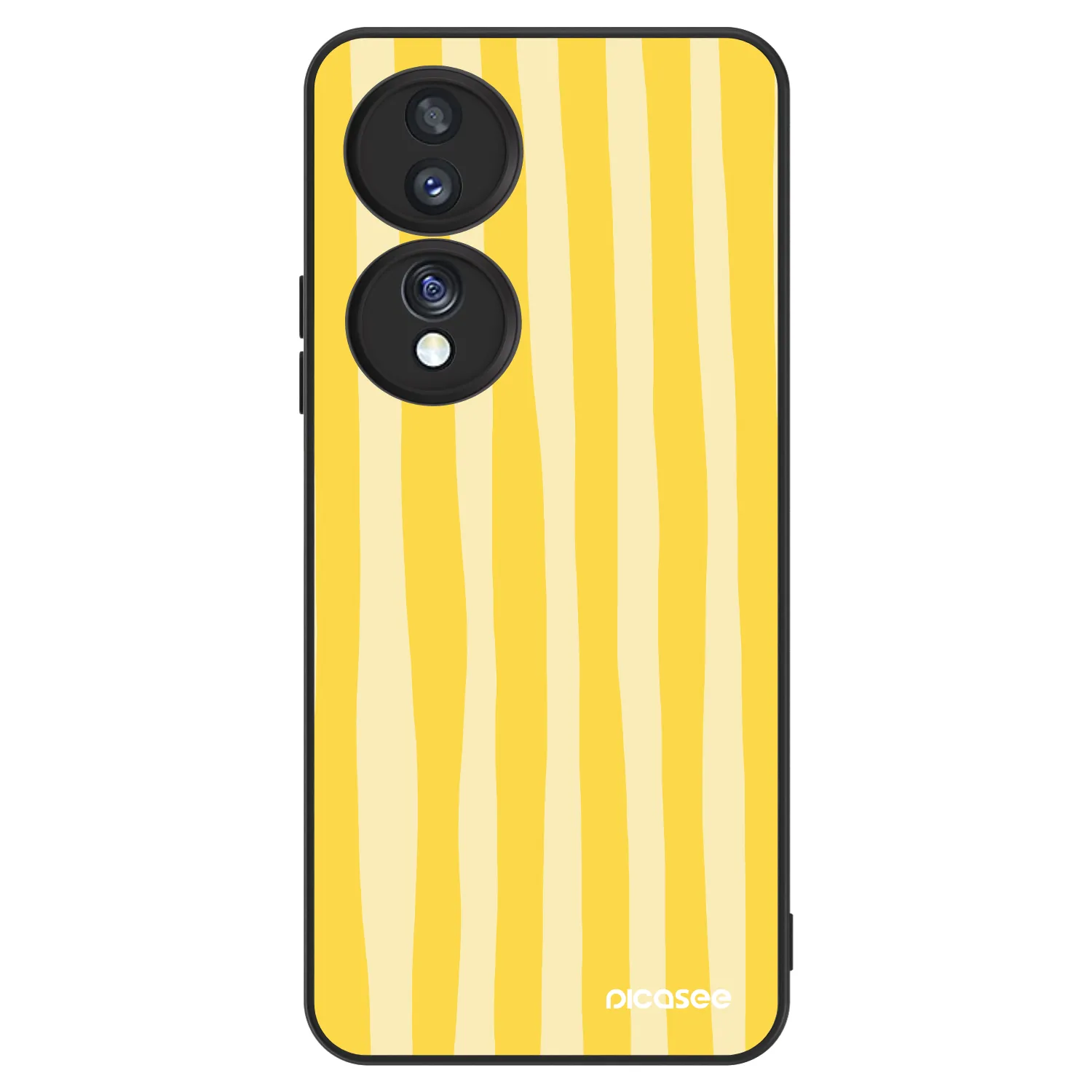 Picasee ULTIMATE CASE pro Honor 70 - Lines lemon
