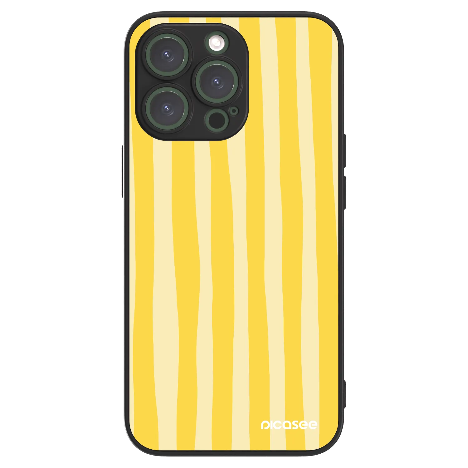 Picasee ULTIMATE CASE MagSafe pro Apple iPhone 13 Pro - Lines lemon