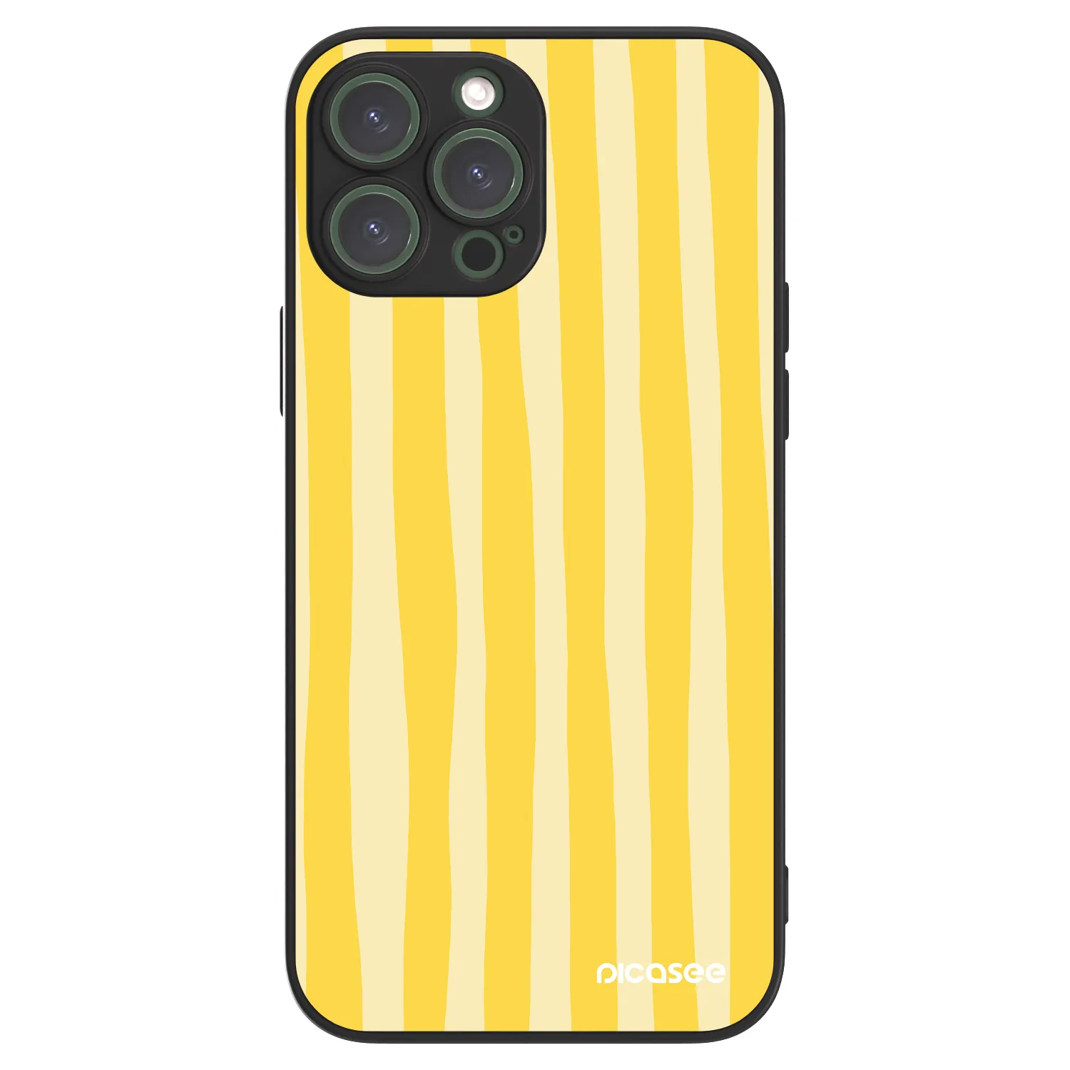 Picasee ULTIMATE CASE MagSafe pro Apple iPhone 13 Pro Max - Lines lemon