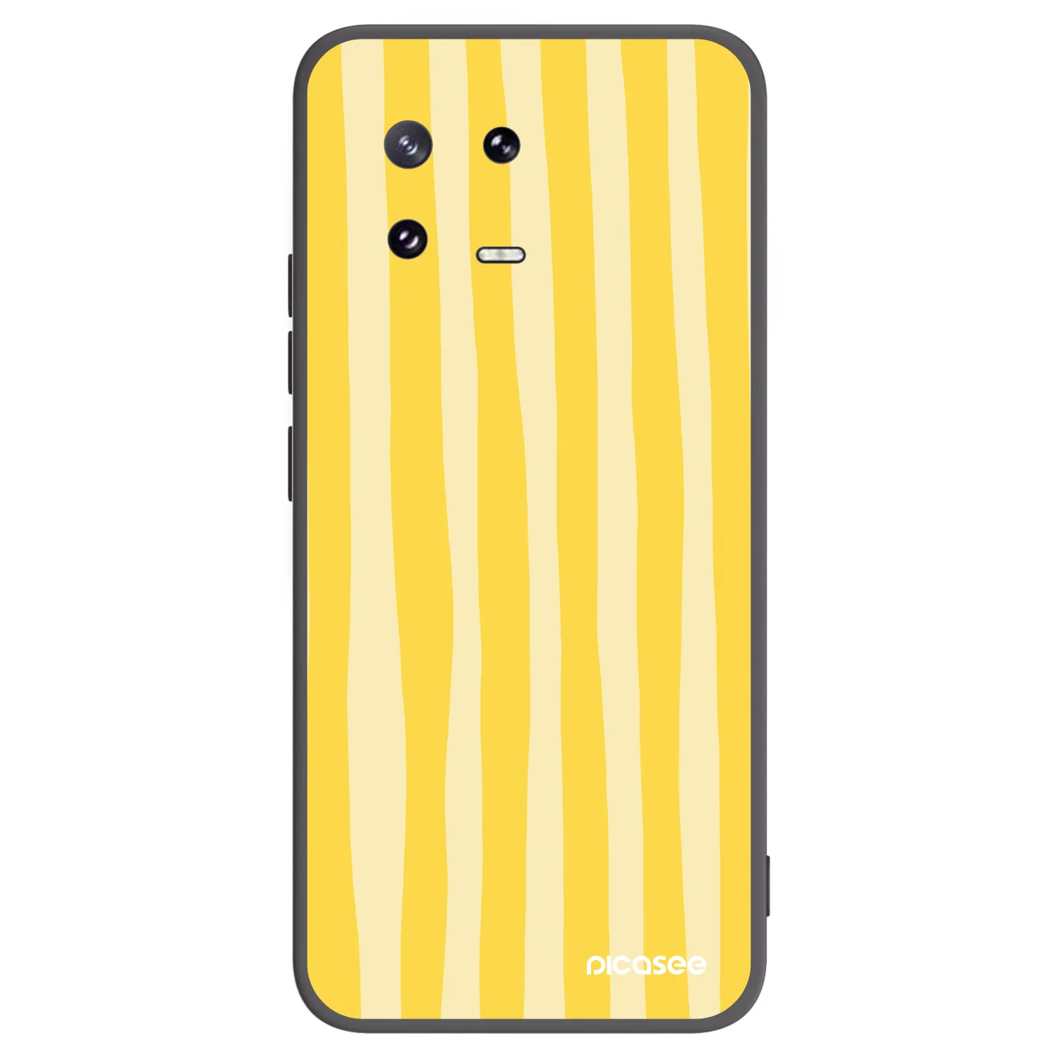 Picasee silikonový černý obal pro Xiaomi 13 Pro - Lines lemon