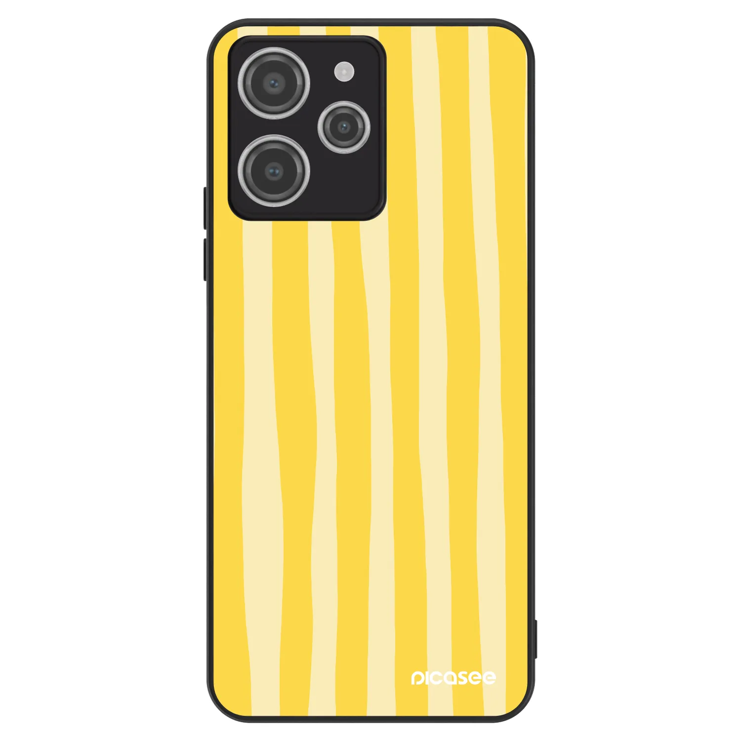 Picasee ULTIMATE CASE pro Xiaomi Redmi 12 4G - Lines lemon