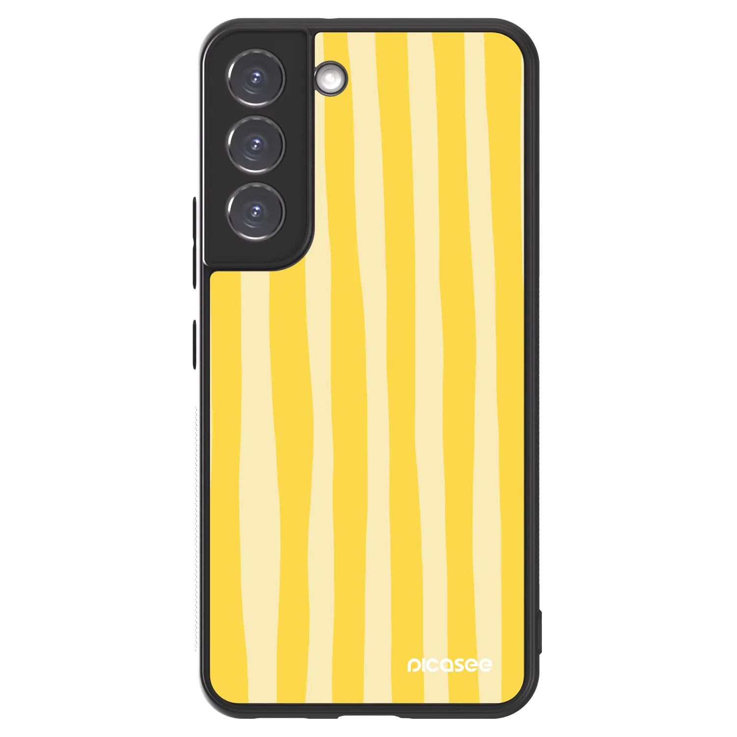 Picasee ULTIMATE CASE PowerShare pro Samsung Galaxy S22 5G - Lines lemon