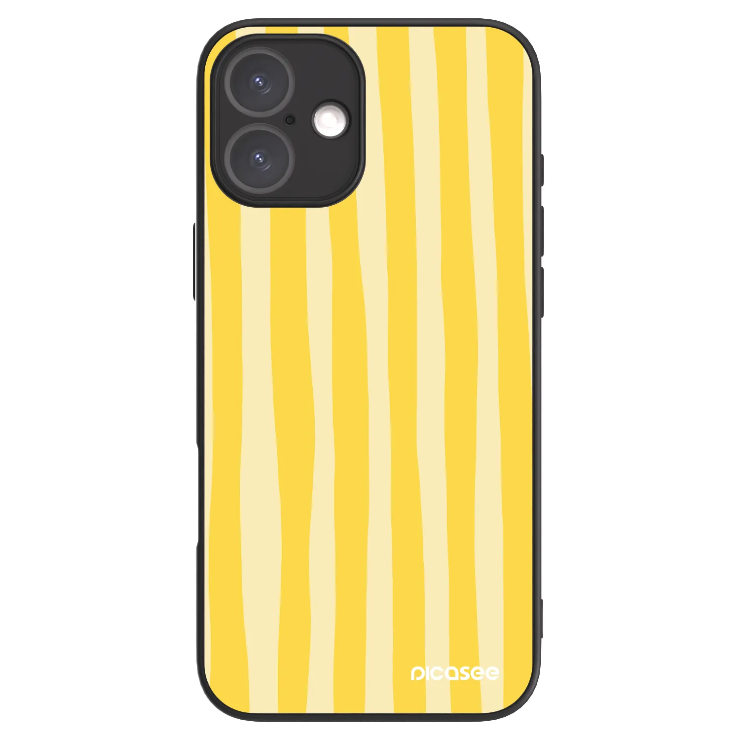 Picasee ULTIMATE CASE MagSafe pro Apple iPhone 16 Plus - Lines lemon