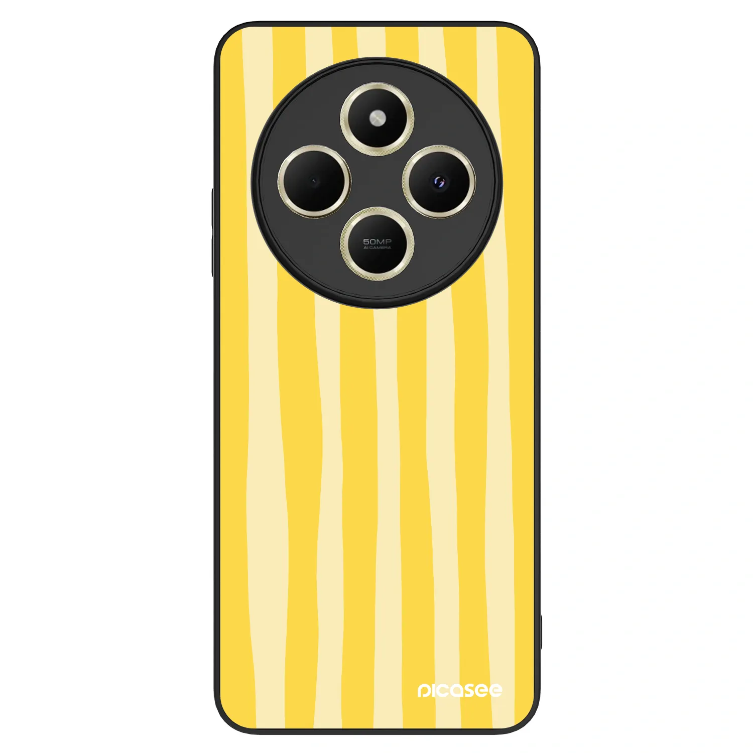Picasee ULTIMATE CASE pro Xiaomi Redmi 14C - Lines lemon