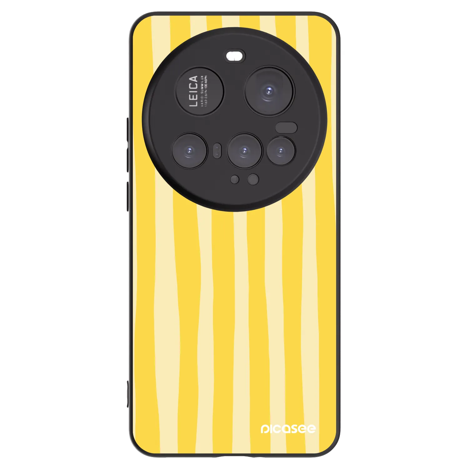 Picasee silikonový černý obal pro Xiaomi 15 Ultra - Lines lemon