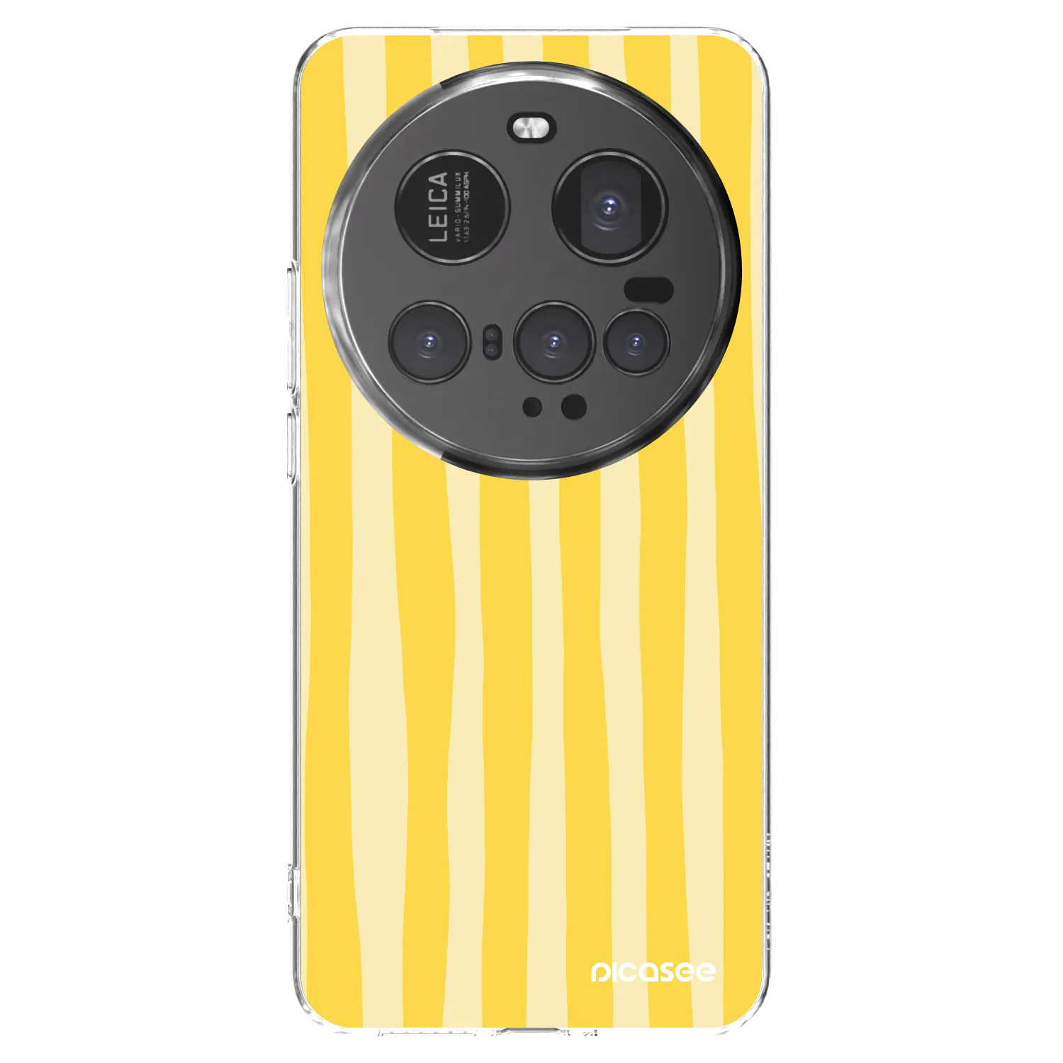 Picasee silikonový průhledný obal pro Xiaomi 15 Ultra - Lines lemon