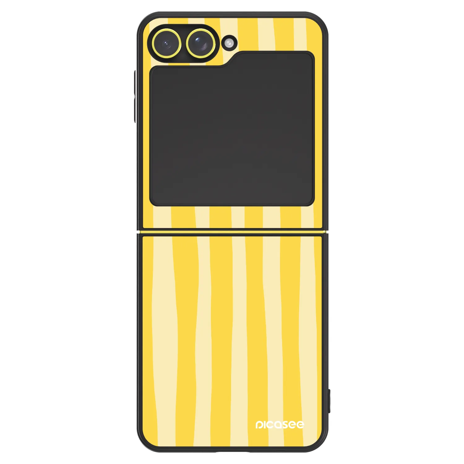 Picasee ULTIMATE CASE pro Samsung Galaxy Z Flip5 5G - Lines lemon