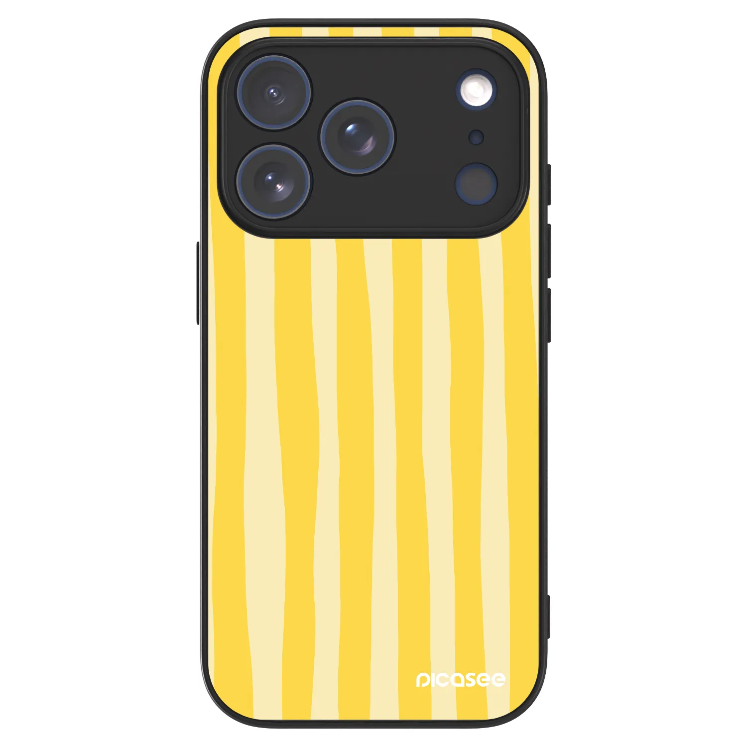 Picasee ULTIMATE CASE MagSafe pro Apple iPhone 17 Pro - Lines lemon
