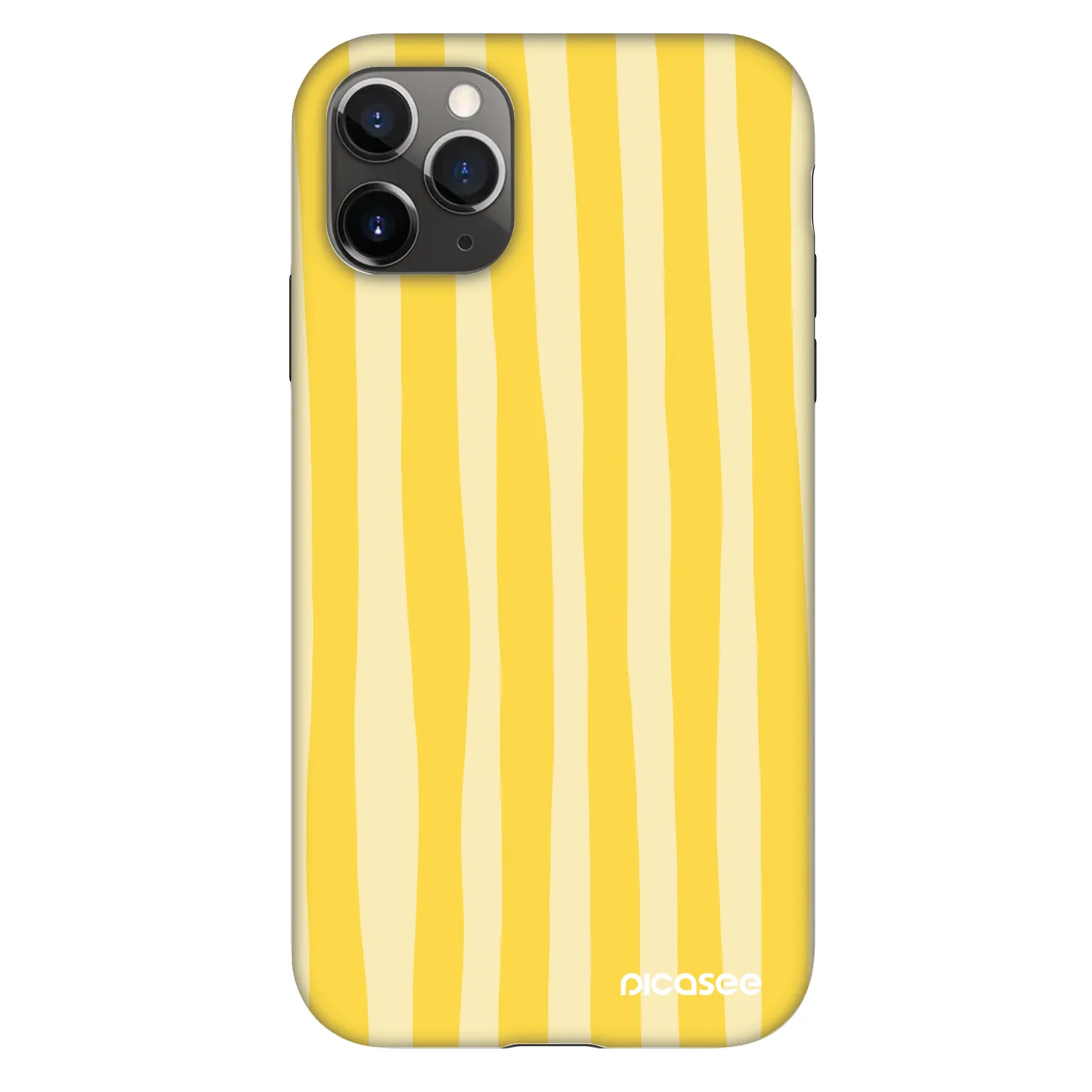 Picasee Fashion Case pro Apple iPhone 11 Pro - Lines lemon