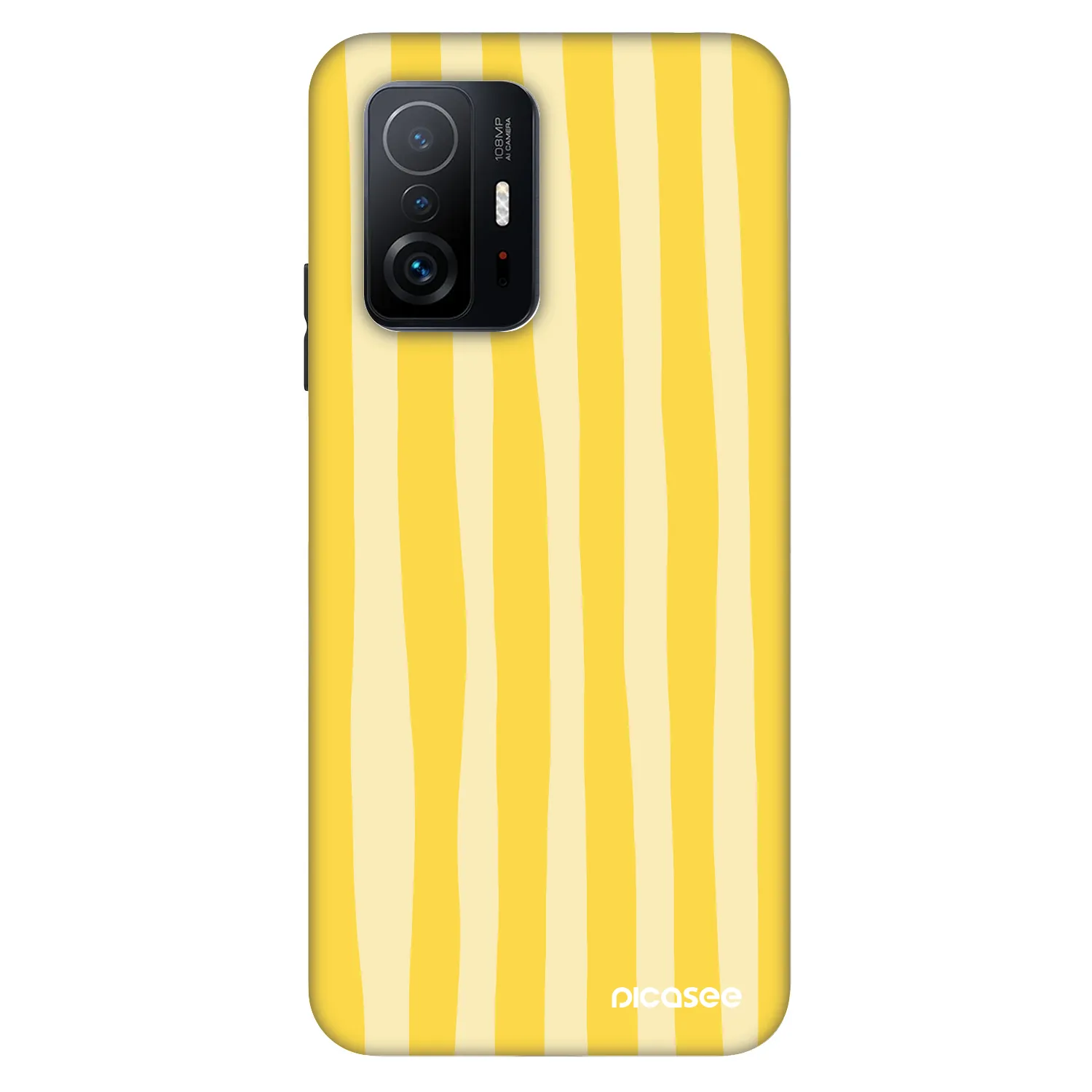 Picasee Fashion Case pro Xiaomi 11T Pro - Lines lemon