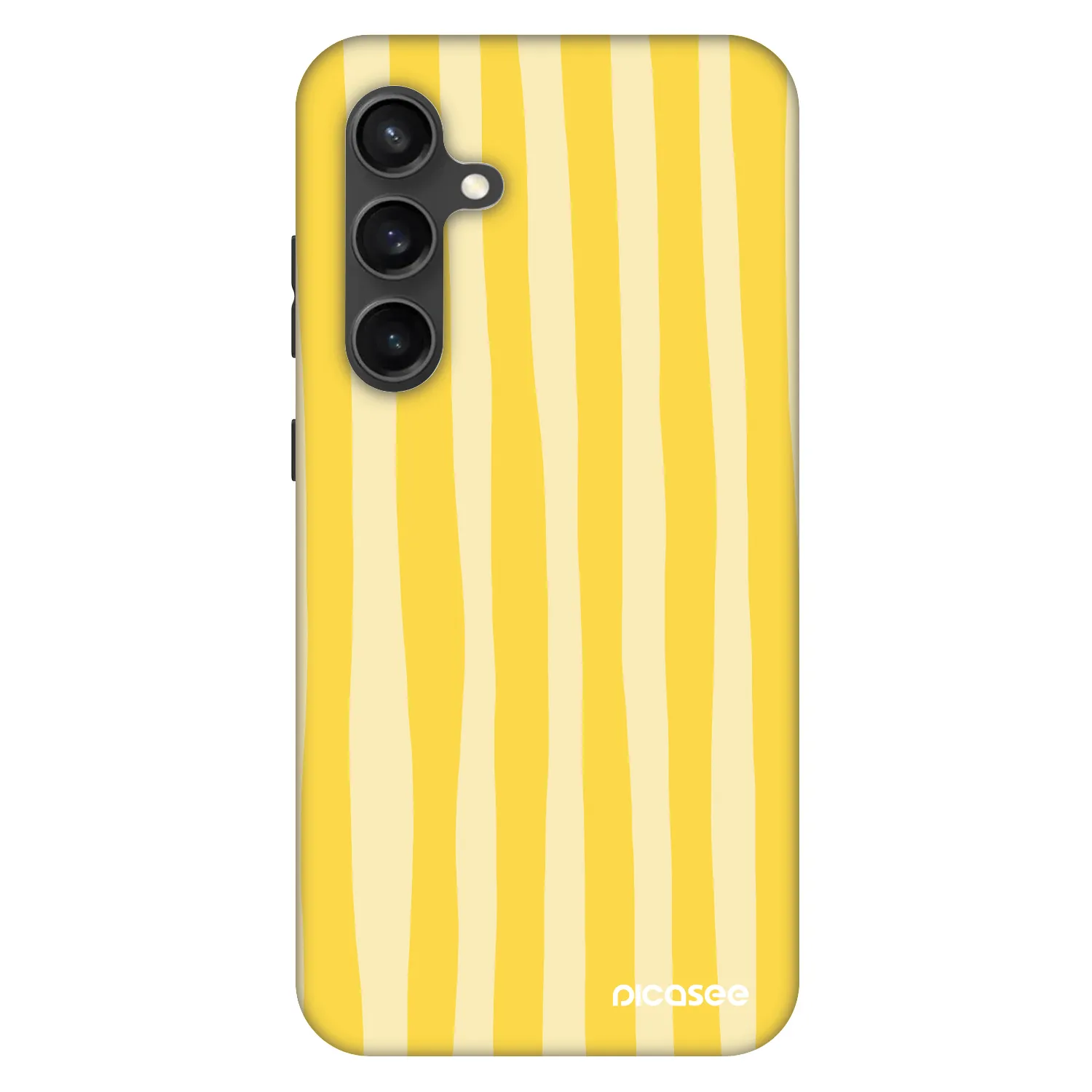 Picasee Fashion Case pro Samsung Galaxy S24 FE S721B - Lines lemon