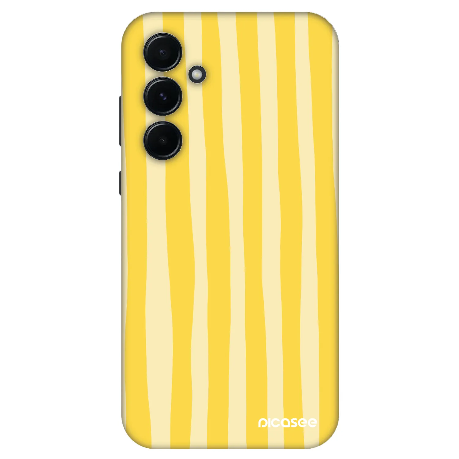 Picasee Fashion Case pro Samsung Galaxy A55 5G A556B - Lines lemon