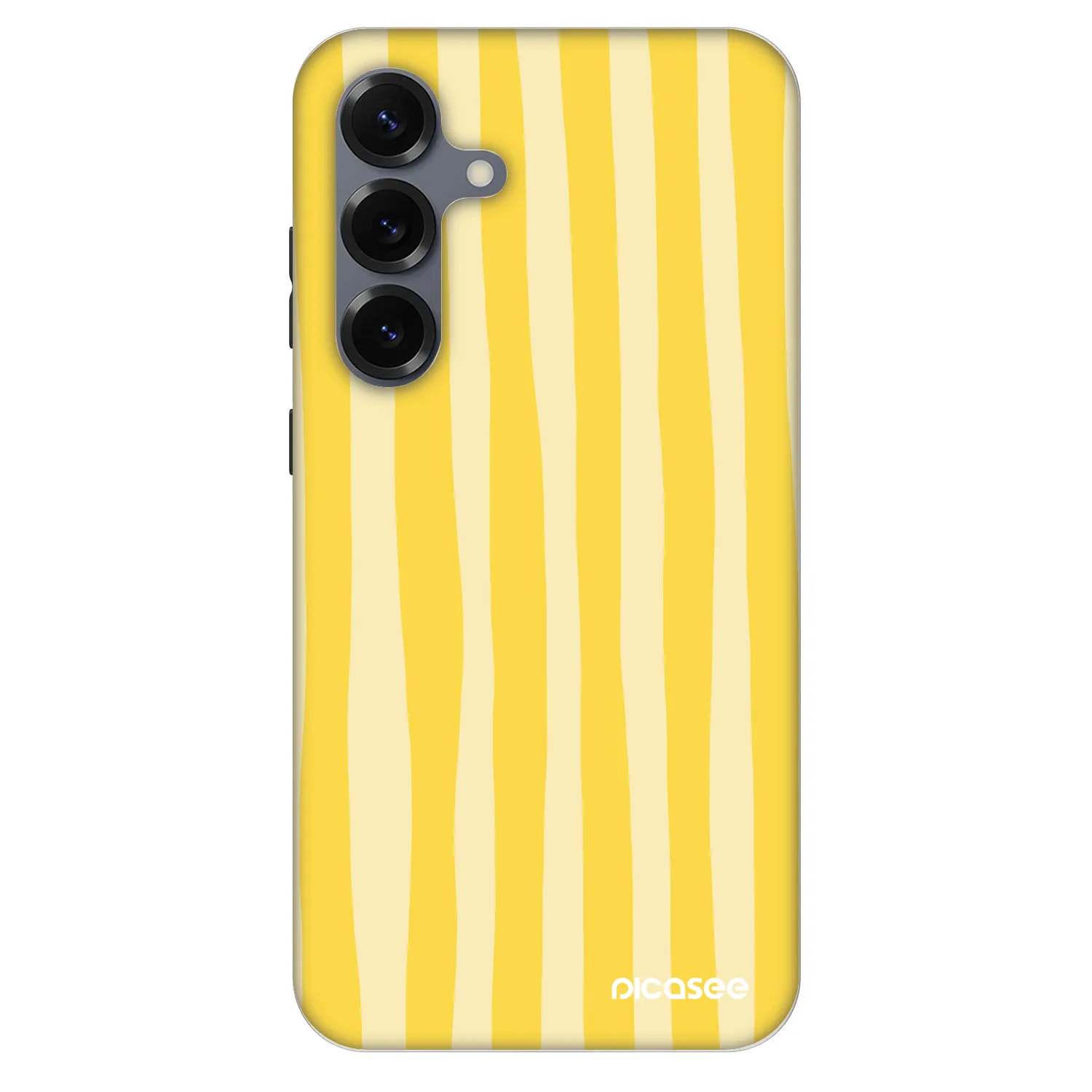 Picasee Fashion Case PowerShare pro Samsung Galaxy S25+ 5G - Lines lemon