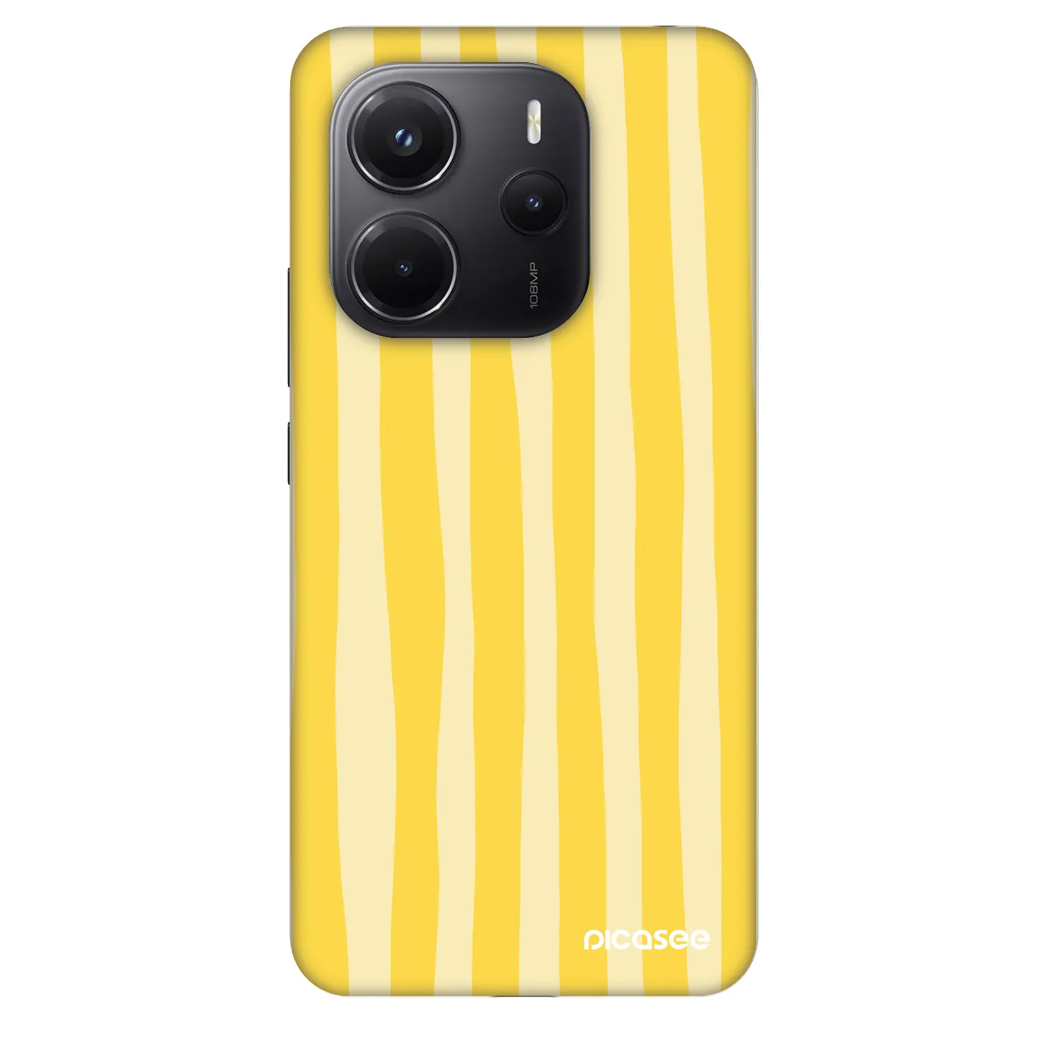 Picasee Fashion Case pro Xiaomi Redmi Note 14 4G - Lines lemon