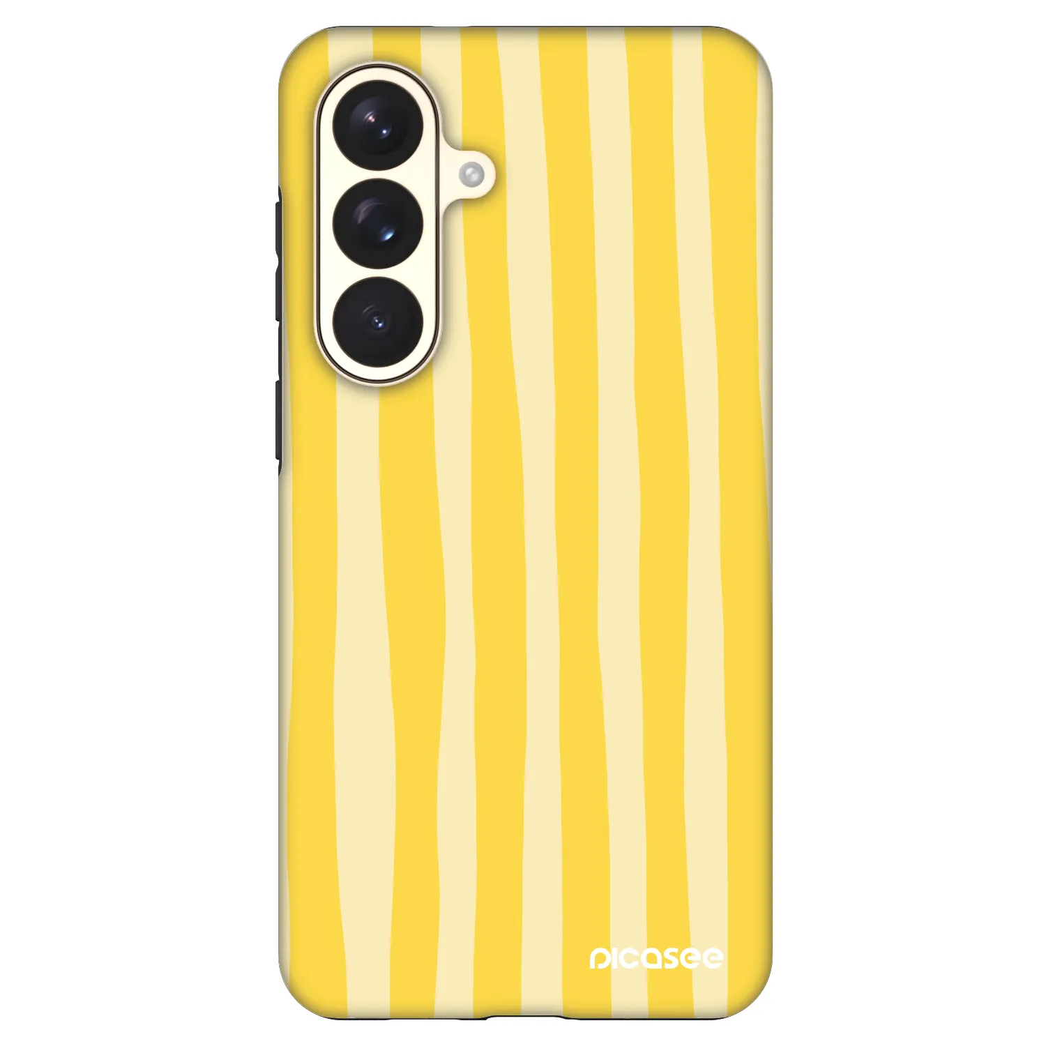 Picasee Fashion Case PowerShare pro Samsung Galaxy S26+ - Lines lemon