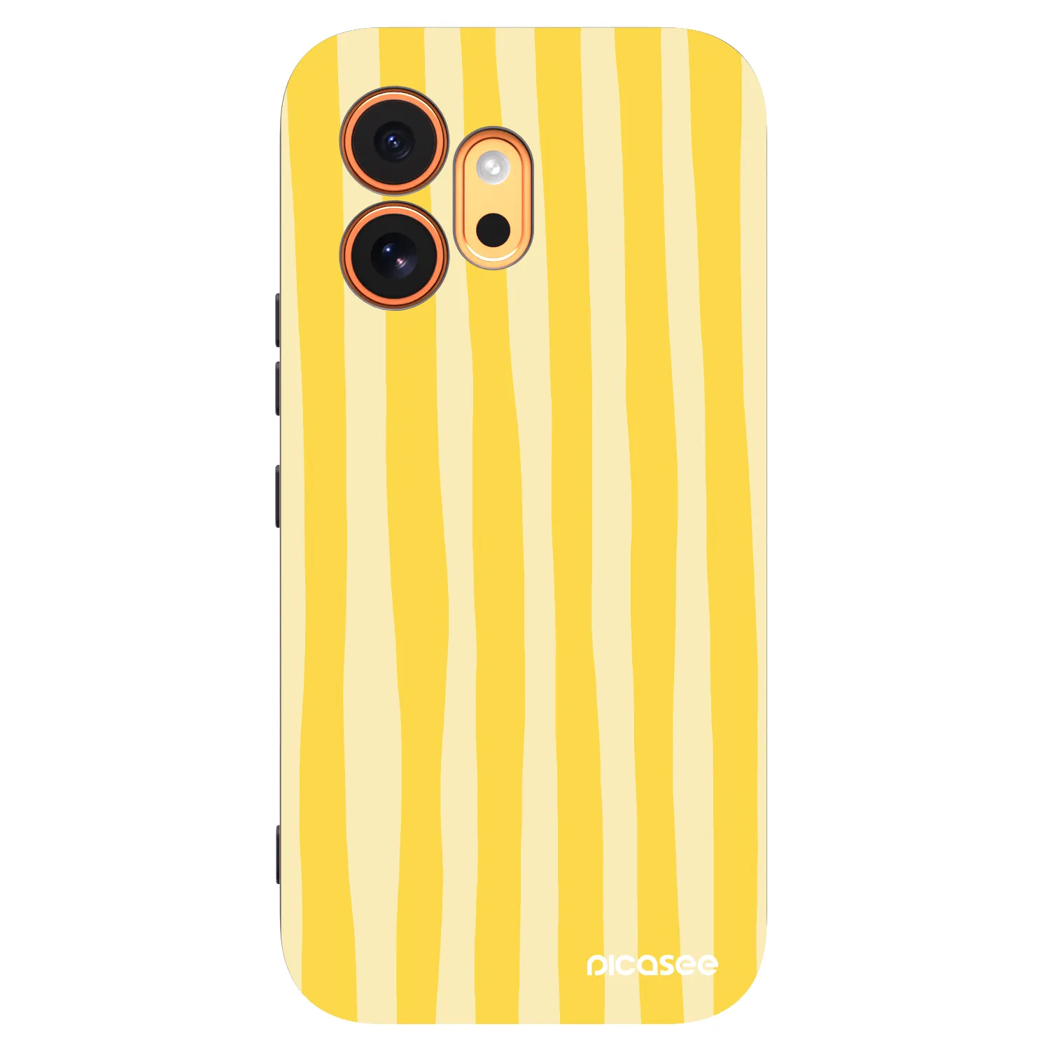 Picasee silikonový černý obal pro Honor 600 - Lines lemon