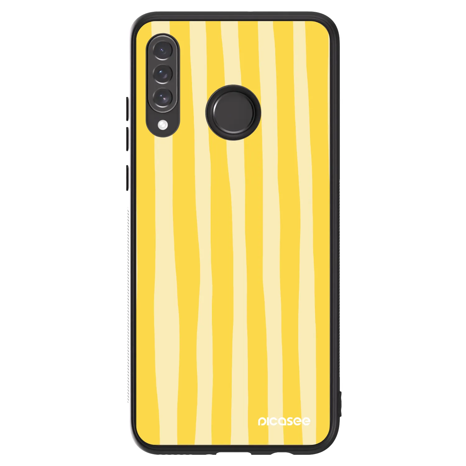 Picasee ULTIMATE CASE pro Huawei P30 Lite - Lines lemon