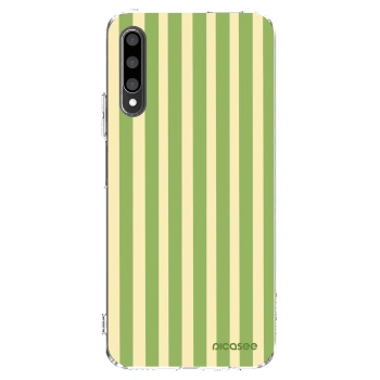 Picasee silikonový průhledný obal pro Honor 9X Pro - Lines Matcha