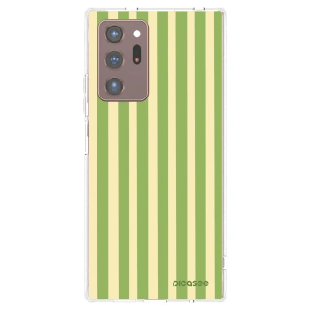 Picasee silikonový průhledný obal pro Samsung Galaxy Note 20 Ultra - Lines Matcha