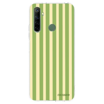 Picasee silikonový průhledný obal pro Realme 6i - Lines Matcha