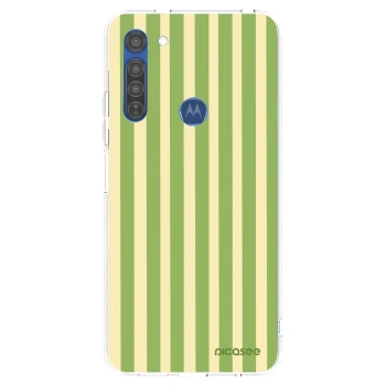 Obal pro Motorola Moto G8 - Lines Matcha