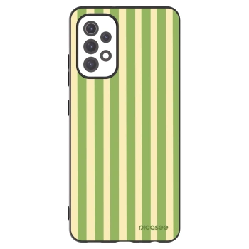 Picasee silikonový černý obal pro Samsung Galaxy A32 5G A326B - Lines Matcha