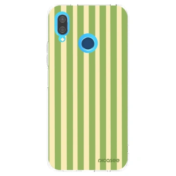 Picasee silikonový průhledný obal pro Huawei P20 Lite - Lines Matcha