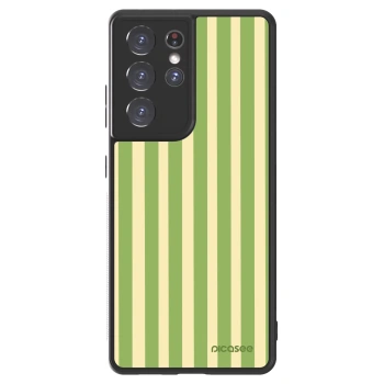 Picasee ULTIMATE CASE pro Samsung Galaxy S21 Ultra 5G G998B - Lines Matcha