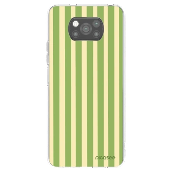 Picasee silikonový černý obal pro Xiaomi Poco X3 Pro - Lines Matcha